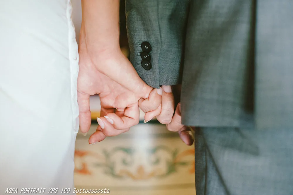 Post-produzione fotografia di matrimonio - AGFA PORTRAIT XPS 160 sottoesposta